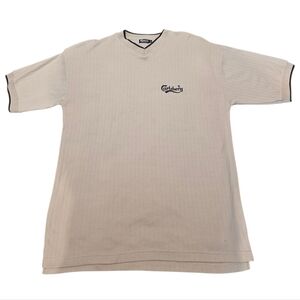 Carlsberg Neck V Beige Men's Short Sleeve Tee T3